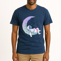 Relaxing Astronaut On The Moon Tall T-Shirt