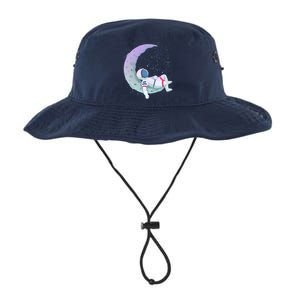 Relaxing Astronaut On The Moon Legacy Cool Fit Booney Bucket Hat