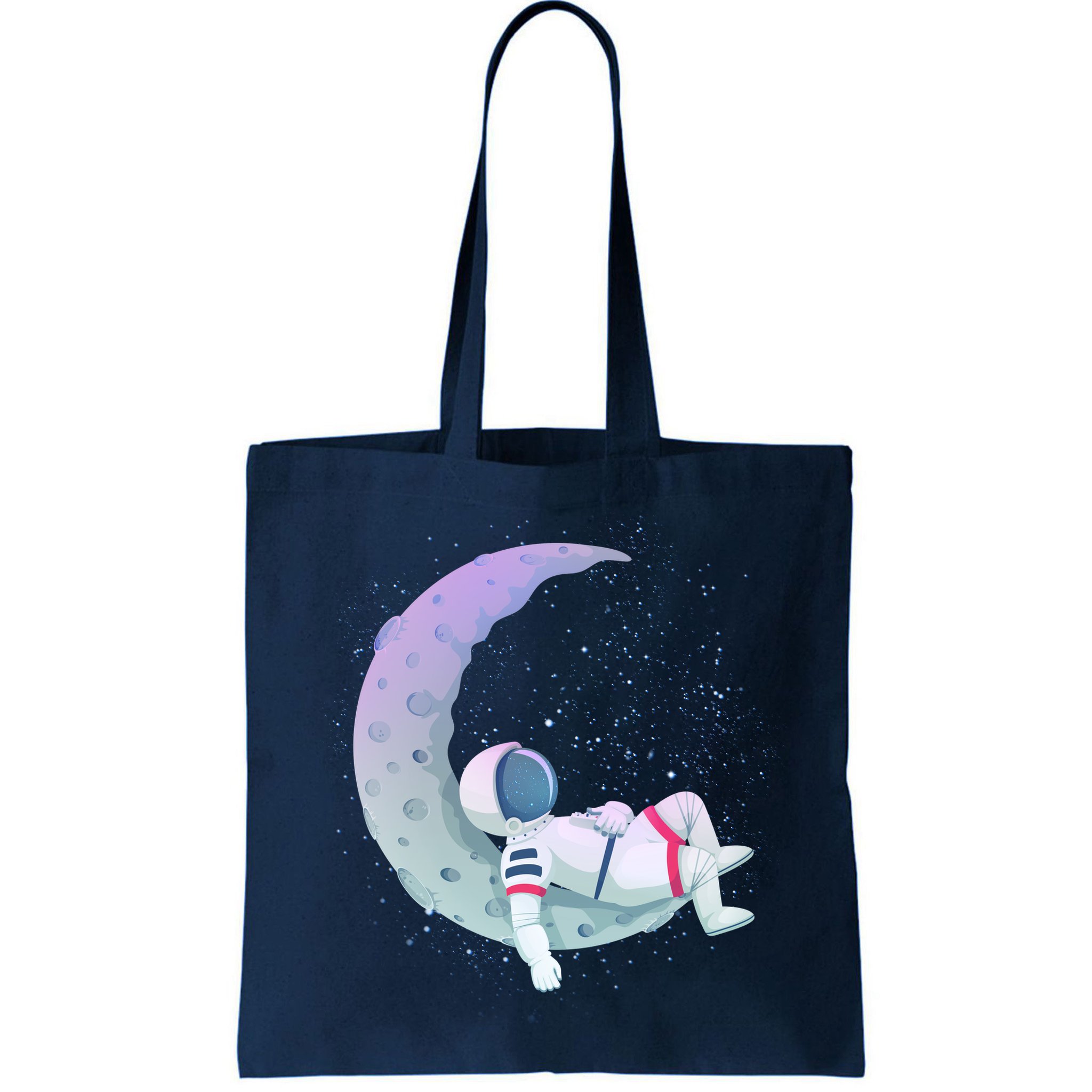 Relaxing Astronaut On The Moon Bag