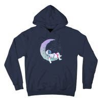 Relaxing Astronaut On The Moon Tall Hoodie