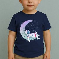 Relaxing Astronaut On The Moon Toddler T-Shirt