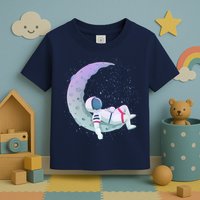 Relaxing Astronaut On The Moon Toddler T-Shirt