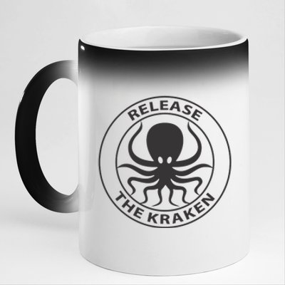 Release The Kraken 11oz Black Color Changing Mug