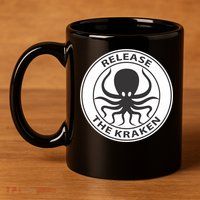 Release The Kraken 11oz C Handle Ceramic Mug