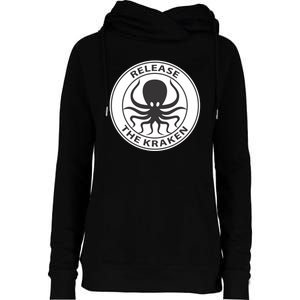 Release The Kraken Womens Funnel Neck Pullover Hood