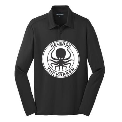 Release The Kraken Silk Touch Performance Long Sleeve Polo