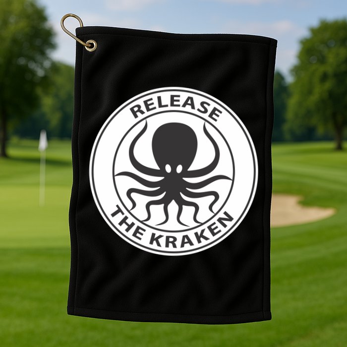 Release The Kraken Golf Towel