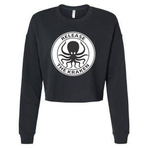 Release The Kraken Cropped Pullover Crew