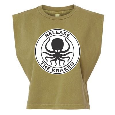 Release The Kraken Garment-Dyed Women's Muscle Tee