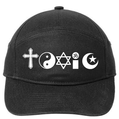 Religion Is Toxic 7-Panel Snapback Hat