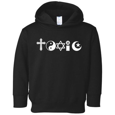 Religion Is Toxic Toddler Hoodie