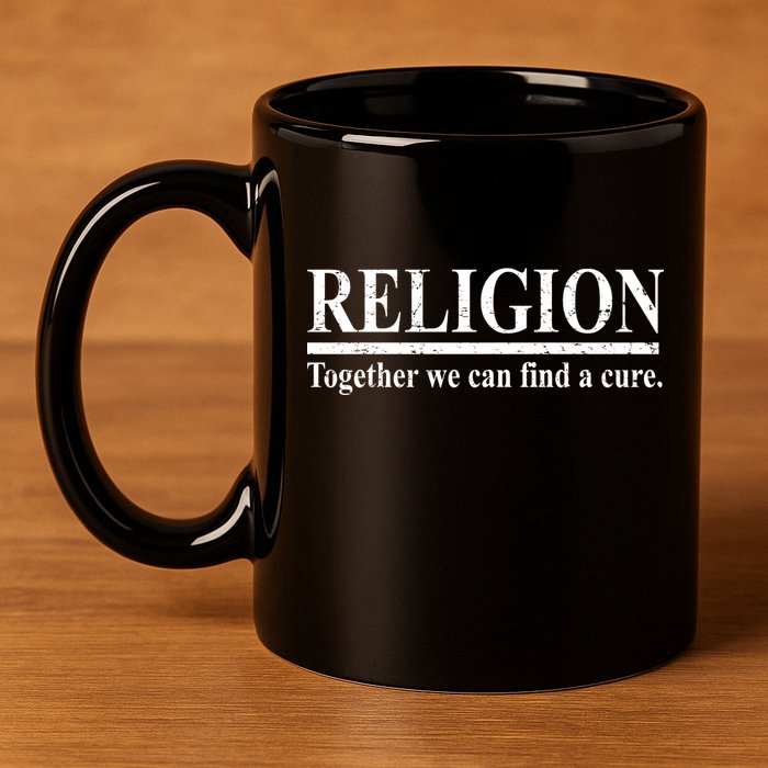 Religion Together We Can Find A Cure 11oz C Handle Ceramic Mug
