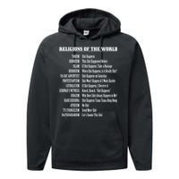 Religions Of The World Performance Fleece Hoodie