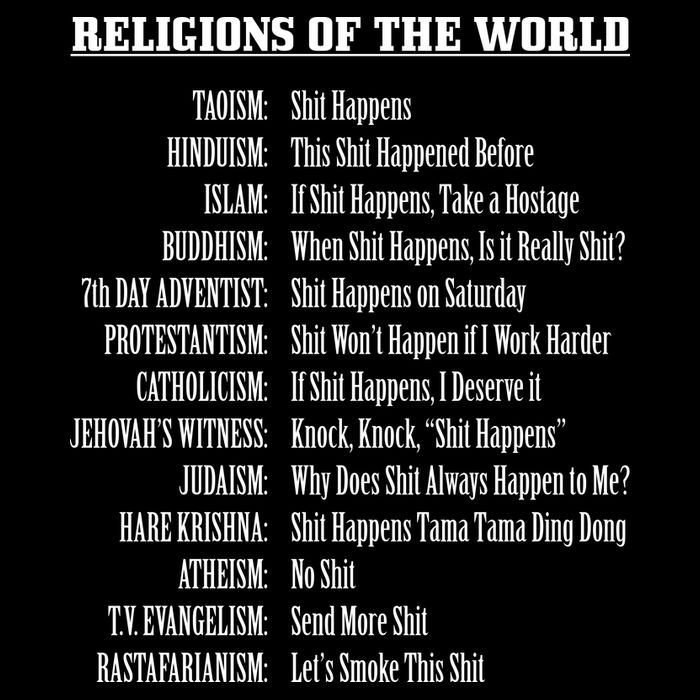 Religions Of The World Cooling Performance Crew T-Shirt