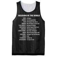 Religions Of The World Mesh Reversible Basketball Jersey Tank