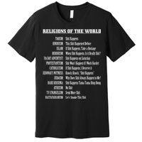 Religions Of The World Premium T-Shirt