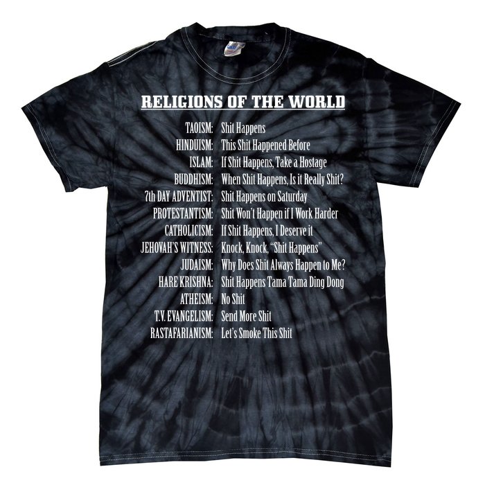 Religions Of The World Tie-Dye T-Shirt