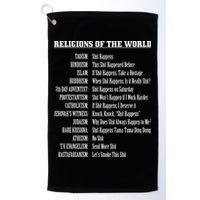 Religions Of The World Golf Towel
