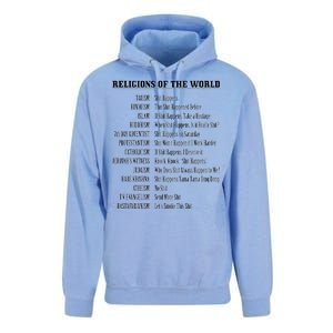 Religions Of The World Unisex Surf Hoodie