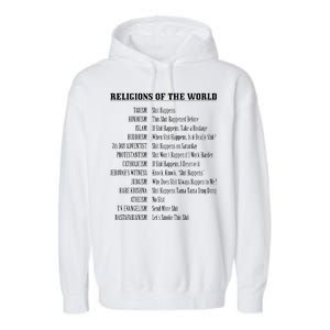 Religions Of The World Garment-Dyed Fleece Hoodie