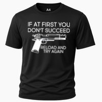 Reload and Try Again Funny Gun Performance Shirt