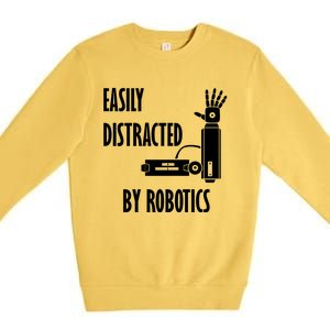 Robotical Engineering Mechanics Electronic Meaningful Gift Premium Crewneck Sweatshirt