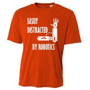 Robotical Engineering Mechanics Electronic Meaningful Gift Cooling Performance Crew T-Shirt