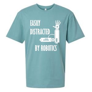 Robotical Engineering Mechanics Electronic Meaningful Gift Sueded Cloud Jersey T-Shirt