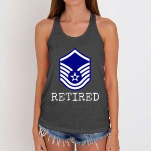 Retired E7 Master Sergeant Women's Knotted Racerback Tank