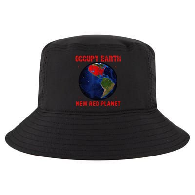 Red Electoral Map 2024 Planet Occupy Earth 2024 Trump Cool Comfort Performance Bucket Hat