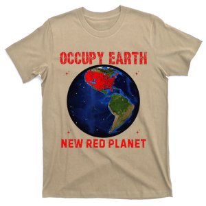 Red Electoral Map 2024 Planet Occupy Earth 2024 Trump T-Shirt