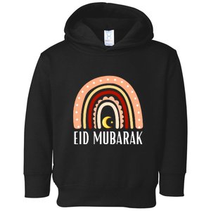 Rainbow Eid Mubarak Gift For Ramadan Mubarak Toddler Hoodie