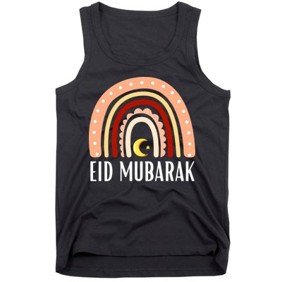 Rainbow Eid Mubarak Gift For Ramadan Mubarak Tank Top