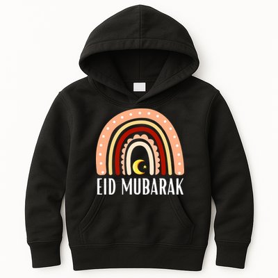 Rainbow Eid Mubarak Gift For Ramadan Mubarak Kids Hoodie