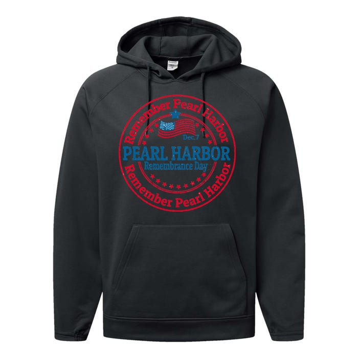 Remeber Pearl Harbor Performance Fleece Hoodie