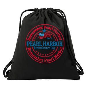 Remeber Pearl Harbor Drawstring Bag