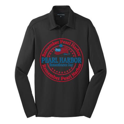 Remeber Pearl Harbor Silk Touch Performance Long Sleeve Polo