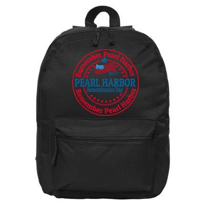 Remeber Pearl Harbor 16 in Basic Backpack
