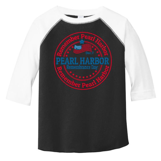 Remeber Pearl Harbor Toddler Fine Jersey T-Shirt