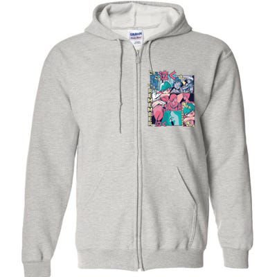 Remember Anime Full Zip Hoodie