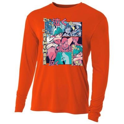 Remember Anime Cooling Performance Long Sleeve Crew