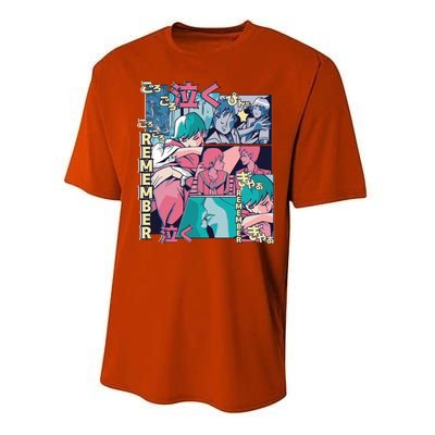 Remember Anime Performance Sprint T-Shirt