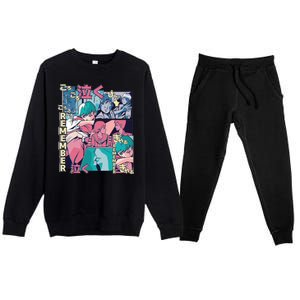 Remember Anime Premium Crewneck Sweatsuit Set