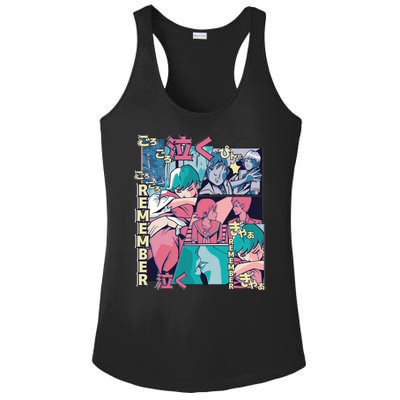 Remember Anime Ladies PosiCharge Competitor Racerback Tank