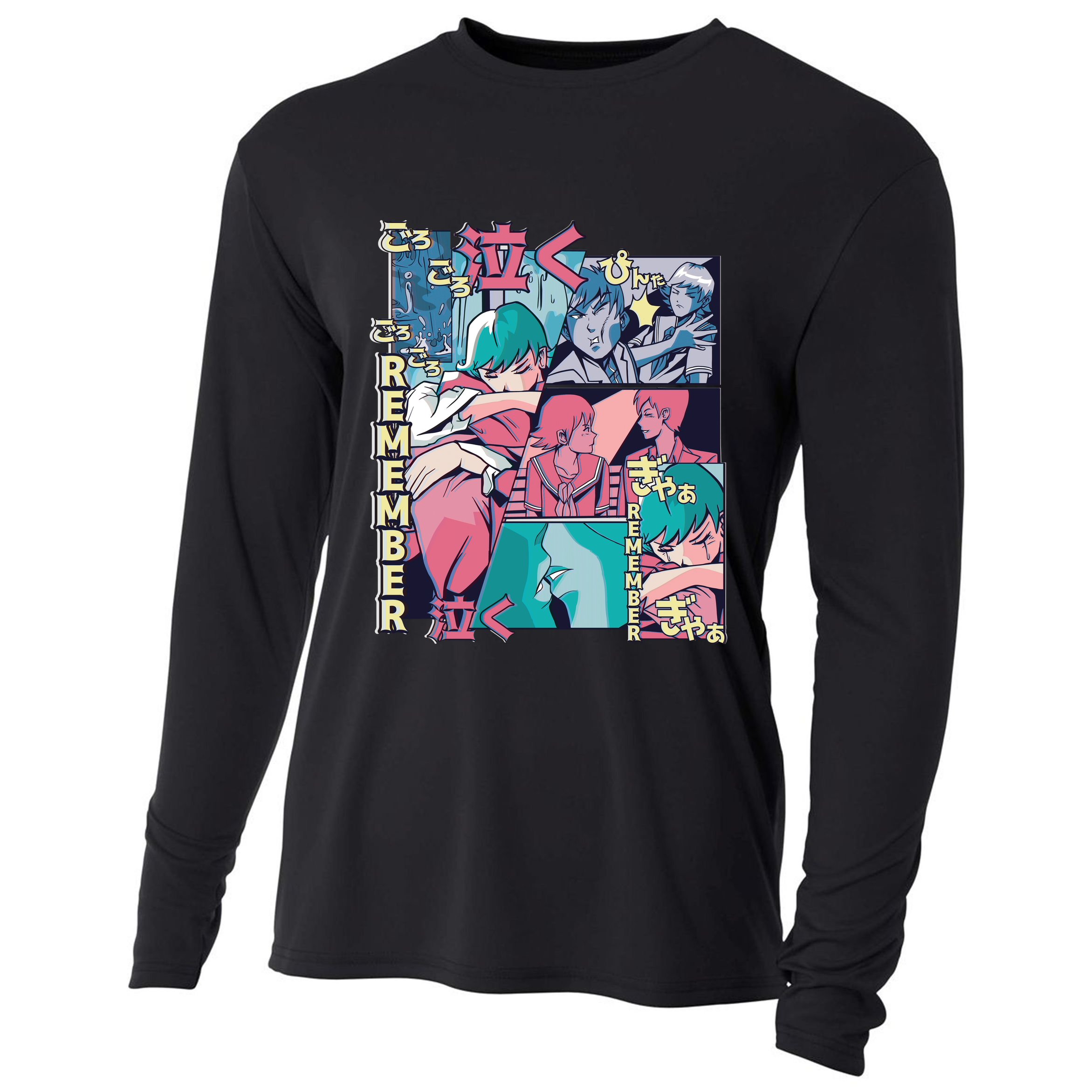 Remember Anime Cooling Performance Long Sleeve Crew