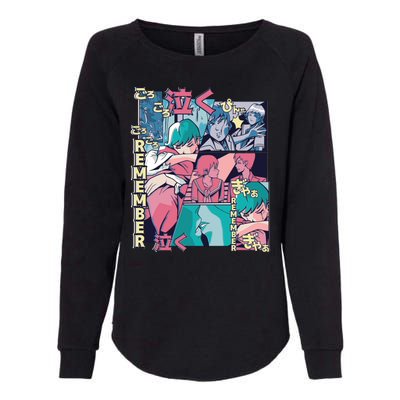 Remember Anime Womens California Wash Sweatshirt