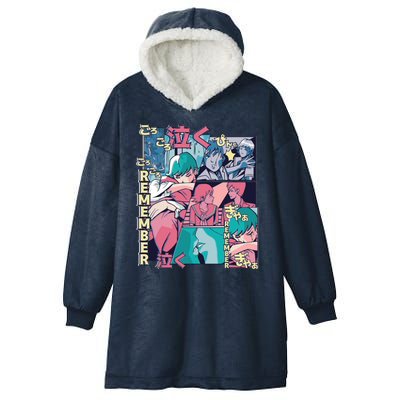 Remember Anime Hooded Wearable Blanket