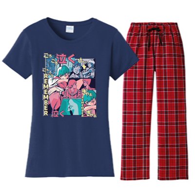 Remember Anime Women's Flannel Pajama Set