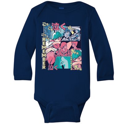 Remember Anime Baby Long Sleeve Bodysuit