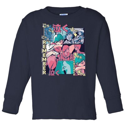 Remember Anime Toddler Long Sleeve Shirt